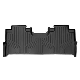 SMARTLINER Custom Fit Floor Mats 2nd Row Liner Black Compatible With 2015-2024 Ford F-150 SuperCrew with 1st Row Bucket Seats & 2nd Row Under Seat Storage (SB0624)
