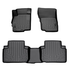 Load image into Gallery viewer, SMARTLINER Custom Fit Floor Mats 2 Row Liner Set Black Compatible With 2018-2022 Mitsubishi Eclipse Cross (SA0378/B0378)
