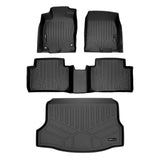 SMARTLINER Custom Fit Floor Mats 2 Rows & Cargo Liner Trunk Set Black Compatible With 2017-2021 Honda Civic Type R (SA0224/B0224/D0506)
