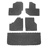 SMARTLINER All Weather Protection Custom Fit 2 Row & Cargo Bed Rugged Rubber Floor Liner Set Compatible With 2020-2024 Kawasaki TERYX (UA0129/UB0129/UK0129)