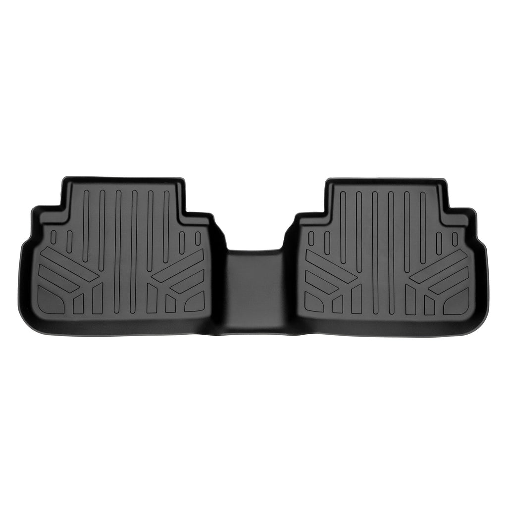 SMARTLINER Custom Fit All Weather 2nd Row Black Floor Mat Liners Compatible With 2019-2022 Subaru Forester (SB0452)