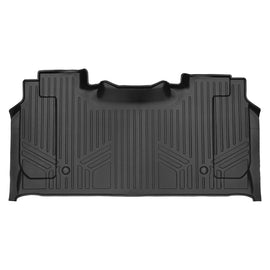 SMARTLINER Custom Fit Floor Mats 2nd Row Liner Black Compatible With 2019-2022 Ram 1500 Crew Cab with Rear Underseat Storage Box (SB0374)