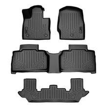 Load image into Gallery viewer, SMARTLINER Floor Mats 3 Row Liner Set Black Compatible With 2020-2023 Ford Explorer Fits 6 and 7 Passenger Models with 2nd Row Bench Seats (SA0423/B0423/C0502)