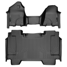 Load image into Gallery viewer, SMARTLINER 2 Row Liner Set Black 19-22 Ram 1500 Crew Cab Vinyl Floor 1st Row Bench Seat without Rear Underseat Storage (SA0427/B0369)