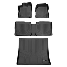 Load image into Gallery viewer, SMARTLINER Custom Fit Floor Mats 2 Rows and Cargo Liner Set Black Compatible With 2010-2011 Equinox / Terrain (SA0070/B0070/D0070)