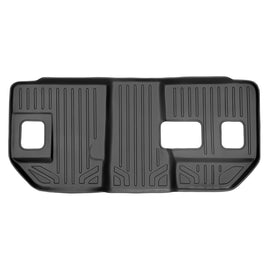 SMARTLINER Custom Fit Floor Mats 3rd Row Liner Black Compatible With 2007-2014 Chevrolet Suburban / GMC Yukon XL / Denali XL (SC0015)