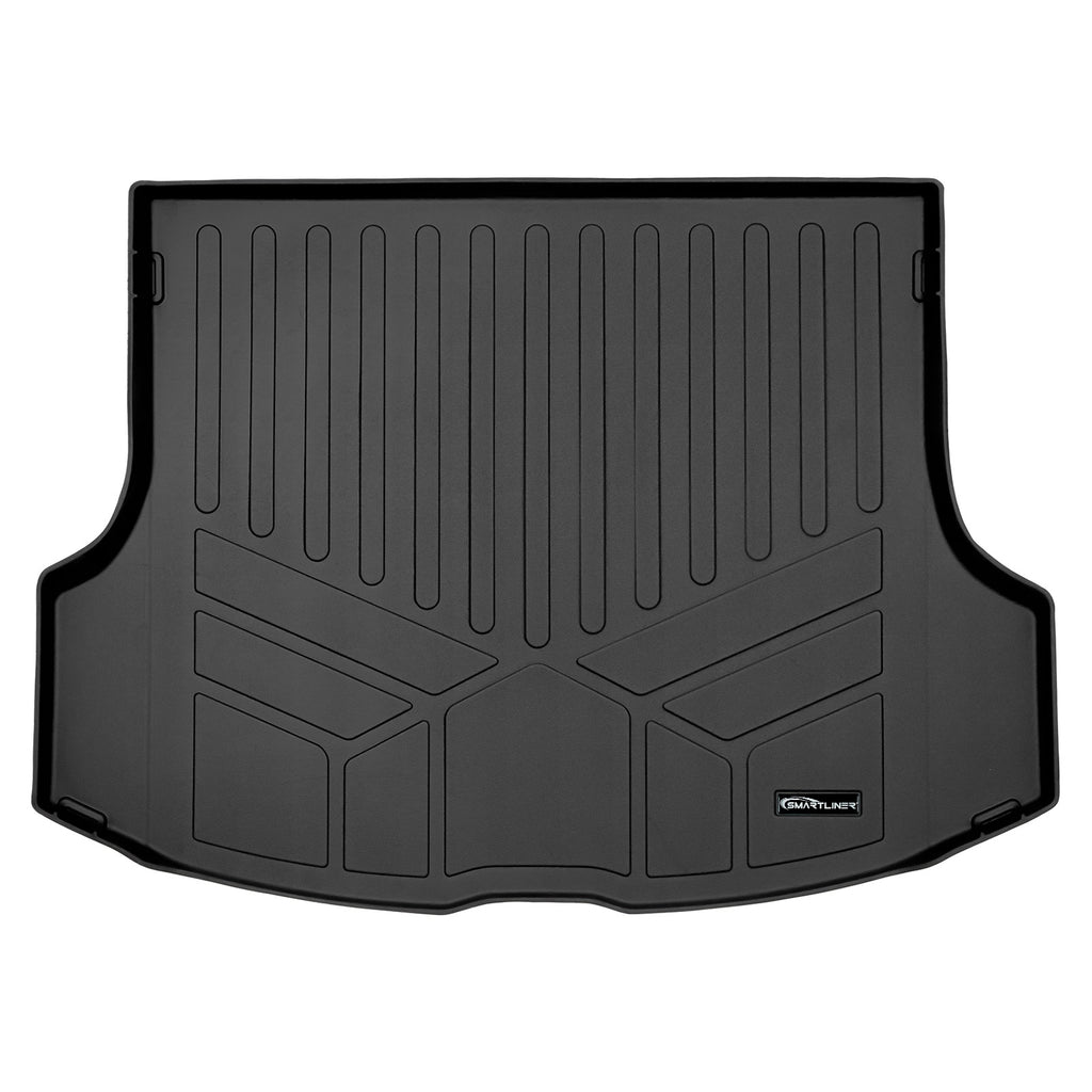 SMARTLINER All Weather Custom Fit Black Cargo Liner Behind the 2nd Row Compatible With 2023-2024 Lexus RX (SD0679)