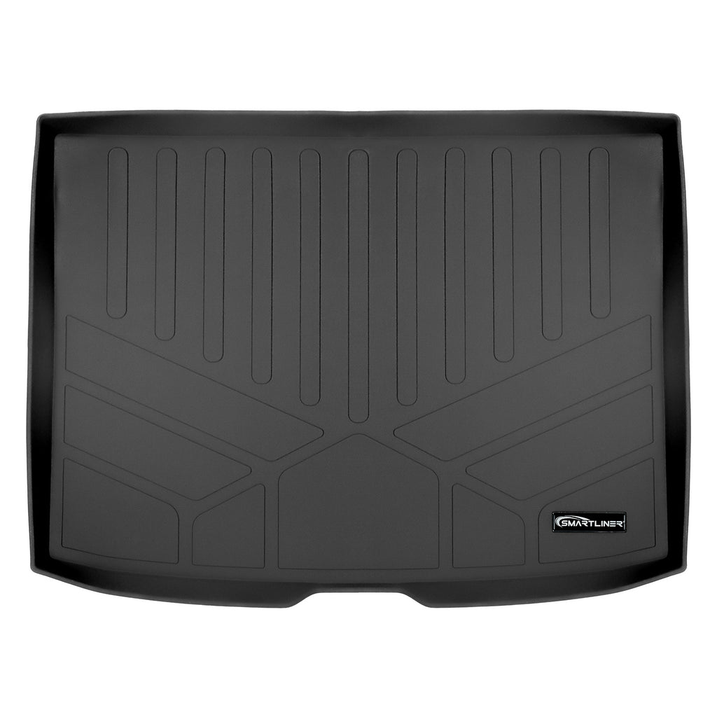 SMARTLINER All Weather Custom Fit Cargo Trunk Liner Floor Mat Black Compatible With 2017-2022 Kia Niro (SD0264)