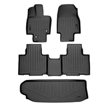 Load image into Gallery viewer, SMARTLINER 2 Row Floor Mats &amp; Cargo Liner Behind 3rd Row Compatible With 2020-2022 Toyota Highlander (SA0500/B0522/E0500)