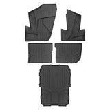 SMARTLINER All Weather Protection Custom Fit 2 Row & Cargo Bed Rugged Rubber Floor Liner Set Compatible With Polaris RZR XP 1000 / XP 4 1000 2024+ (UA0137/UB0137/UK0137)
