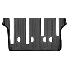 SMARTLINER Custom Fit Floor Mats 3rd Row Liner Black Compatible With 2015-2021 Kia Sedona 7 Passenger Model with 2nd Row 1st Class Lounge (SC0239)