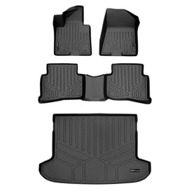SMARTLINER Custom Fit Floor Mats and Cargo Liner Behind 2nd Row Compatible With 2020-2022 Hyundai Tucson (SA0244/B0536/D0528)