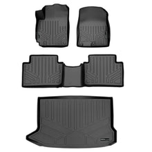 Load image into Gallery viewer, SMARTLINER Custom Fit All Weather Protection Black 2 Row Floor Liners &amp; Cargo Liner behind the 2nd Row Seats Compatible With 2018-2023 Hyundai Kona (SA0371/B0371/D0371)
