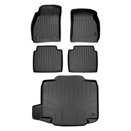 SMARTLINER Custom Fit Floor Mats and Cargo Liner Set Black Compatible With 2010-2016 Buick LaCrosse (SA0189/B0189/D0189)