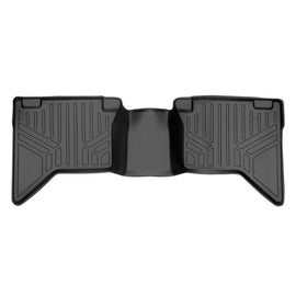 SMARTLINER Custom Fit Floor Mats 2nd Row Liner Black Compatible With 2015-2018 Hilux REVO (SB0174)