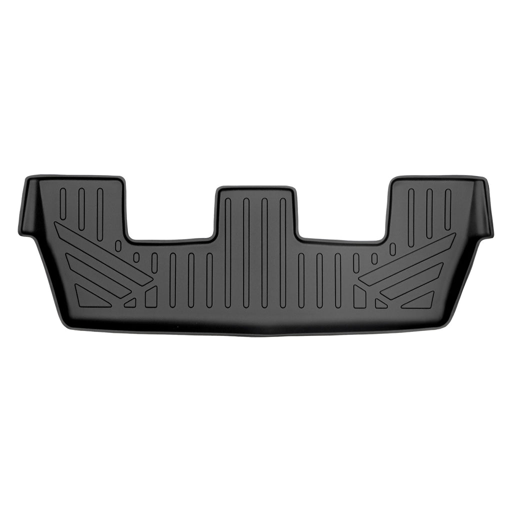 SMARTLINER Custom Fit All Weather Protection Black 3rd Row Liner Compatible With 2017-2025 Audi Q7/SQ7 (SC0364)