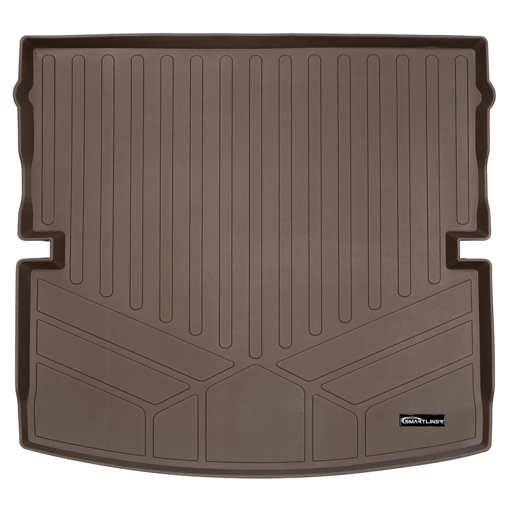 SMARTLINER All Weather Custom Cargo Liner Trunk Floor Mat Tan Compatible With 2020-2023 Ford Explorer (SD1423)
