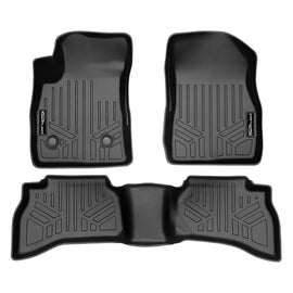SMARTLINER Floor Mats 2 Row Liner Set Black Compatible With 2020-2025 Buick Encore GX (SA0511/B0512)