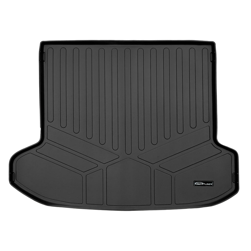 SMARTLINER All Weather Custom Fit Black Cargo Liner Behind the 2nd Row Seats Compatible With 2023-2024 Kia Sportage (SD0663)