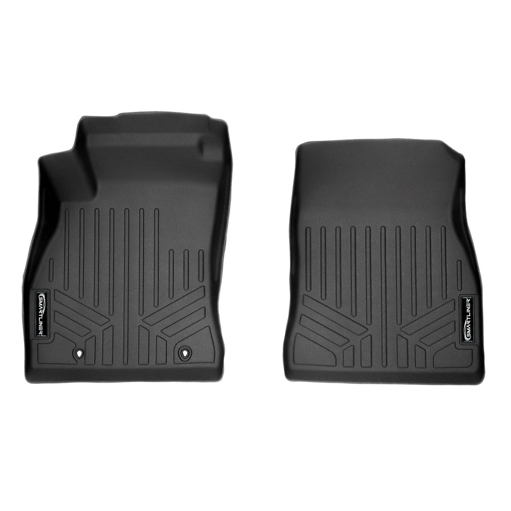 SMARTLINER Custom Fit All Weather Protection Black 1st Row Liners Compatible With 2011-2017 Nissan Juke (SA0432)