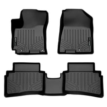 Load image into Gallery viewer, SMARTLINER All Weather Custom Fit Floor Mats 2 Row Liner Set Black Compatible With 2020-2024 Hyundai Venue (SA0492/B0492)