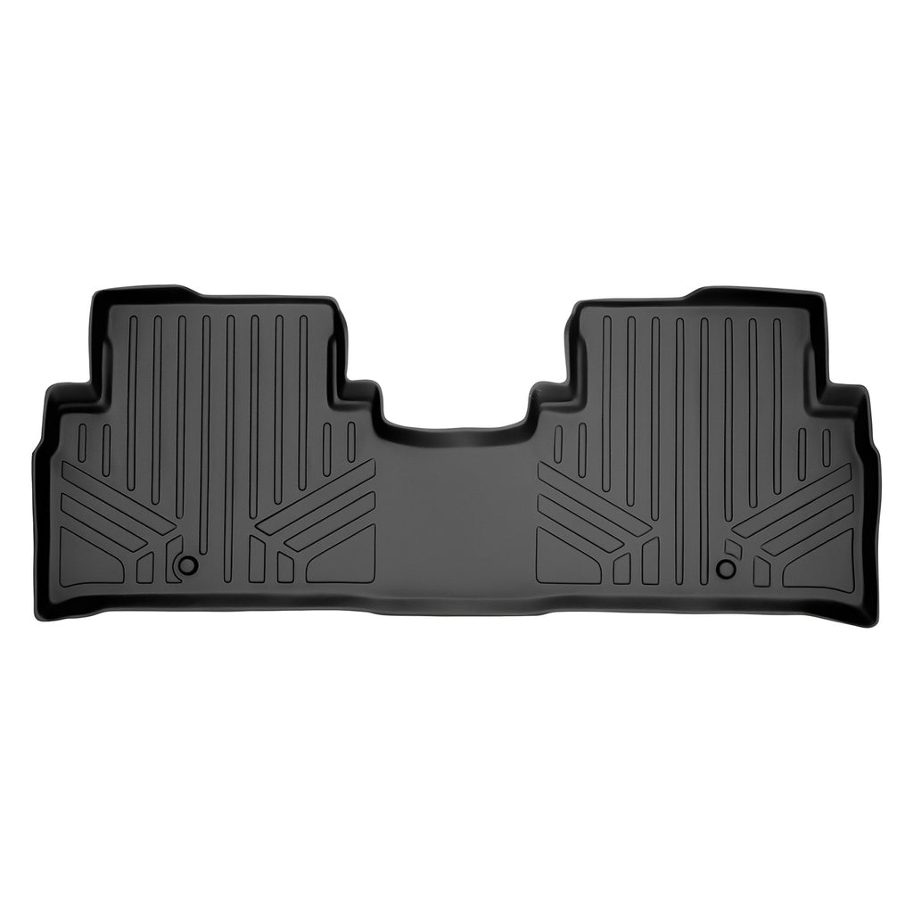 SMARTLINER Custom Fit Floor Mats 2nd Row Liner Black Compatible With 2016-2020 Kia Sorento - All Models (SB0191)
