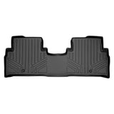 SMARTLINER Custom Fit Floor Mats 2nd Row Liner Black Compatible With 2016-2020 Kia Sorento - All Models (SB0191)