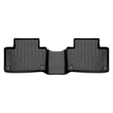 SMARTLINER Custom Fit Floor Mats 2nd Row Liner Black Compatible With 2020-2023 Volvo XC90 (SB0633)