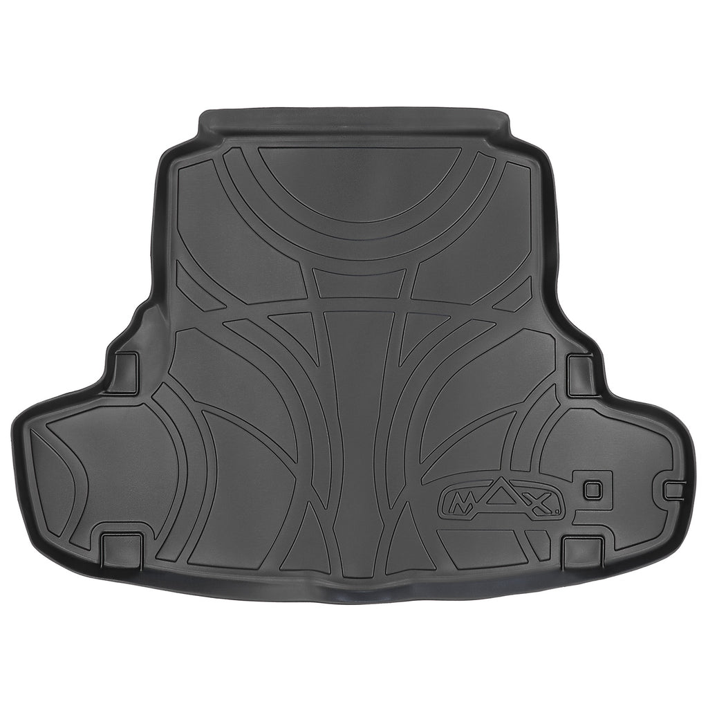SMARTLINER All Weather Custom Fit Cargo Trunk Liner Floor Mat Black Compatible With 2014-2021 Lexus IS Sedan Rear Wheel Drive Only (SD0138)