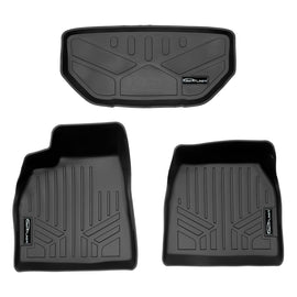 SMARTLINER All Weather Protection Custom Fit Black 1st Row Floor Liner and Front Trunk Liner Set Compatible With 2020-2023 Tesla Model S (SA0729/F0729)
