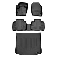 Load image into Gallery viewer, SMARTLINER Custom Fit All Weather Protection Black 2 Row Floor Liners &amp; Cargo Liner behind the 2nd Row Seats Compatible With 2015-2024 Ford Edge (SA0192/B0192/D0192)