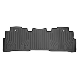 SMARTLINER Custom Fit Floor Mats 2nd Row Liner Black Compatible With 2018-2025 Honda Odyssey (SB0325)