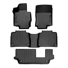 Load image into Gallery viewer, SMARTLINER Custom Fit Floor Mats 3 Row Liner Set Black Compatible With 2020-2023 Mercedes-Benz GLE-Class 7/8 Passenger Only (SA0471/B0471/C0471)