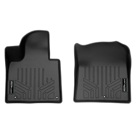 SMARTLINER All Weather Custom Fit 1st Row Black Floor Mat Liner Set Compatible With 2021-2023 Kia Sorento (SA0547)