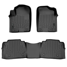 Load image into Gallery viewer, SMARTLINER Custom Fit Floor Mats 2 Row Liner Set Black Compatible With 2017-2018 Armada / 2011-2013 Infiniti QX56 / 2014-2018 QX80 (SA0242/B0242)