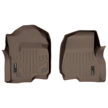 Load image into Gallery viewer, SMARTLINER Custom Fit Floor Mats 1st Row Liner Set Tan Compatible With 2017-2022 Ford F-250/F-350 Super Duty Crew Cab or SuperCab (SA1246)