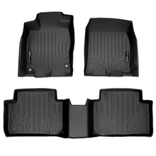 Load image into Gallery viewer, SMARTLINER Custom Fit Floor Mats 2 Row Liner Set Black Compatible With 2016-2021 Honda Civic Sedan or Hatchback (SA0224/B0224)