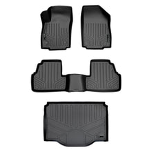 Load image into Gallery viewer, SMARTLINER Custom Fit All Weather Protection Black 2 Row Floor Liners &amp; Cargo Liner behind the 2nd Row Seats Compatible With 2013-2022 Buick Encore (SA0129/B0129/D0129)
