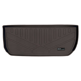 SMARTLINER All Weather Custom Fit Cargo Trunk Liner Floor Mat Behind 3rd Row Cocoa Compatible With 2008-2017 Traverse / Enclave (SD3044)