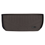 SMARTLINER All Weather Custom Fit Cargo Trunk Liner Floor Mat Behind 3rd Row Cocoa Compatible With 2008-2017 Traverse / Enclave (SD3044)