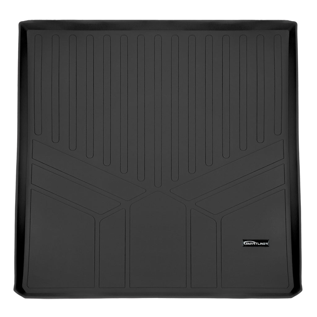 SMARTLINER All Weather Cargo Trunk Liner Floor Mat Behind 2nd Row Seat Black Compatible With 2008-2020 Grand Caravan / Town & Country (SD0181)