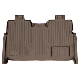 SMARTLINER Custom Fit Floor Mats 2nd Row Liner Tan Compatible With 2009-2014 Ford F-150 SuperCrew Cab (SB1028)