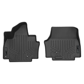 SMARTLINER All Weather Custom Fit Black 1st Row Floor Mat Liner Set Compatible With 2024 Kia EV9 (SA0737)
