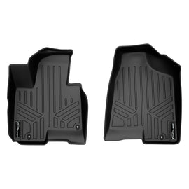 SMARTLINER Custom Fit Floor Mats 1st Row Liner Set Black Compatible With 2014-2016 Kia Sportage / 2014-2015 Hyundai Tucson (SA0234)