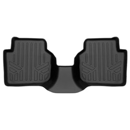 SMARTLINER All Weather Custom Fit Black 2nd Row Floor Mat Liner Set Compatible With 2012-2022 Volkswagen Passat (SB0659)