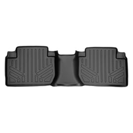 SMARTLINER Custom Fit Floor Mats 2nd Row Liner Black Compatible With 2011-2021 Mitsubishi Outlander (SB0355)