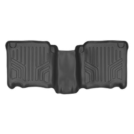 SMARTLINER Custom Fit Floor Mats 2nd Row Liner Black Compatible With 2007-2014 Toyota Compatible Fortuner (SB0010)