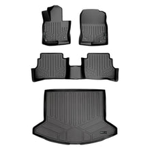 Load image into Gallery viewer, SMARTLINER Custom Fit All Weather Protection Black 2 Row Floor Liners &amp; Cargo Liner behind the 2nd Row Seats Compatible With 2017-2021 Mazda CX-5 (SA0301/B0301/D0301)