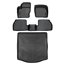 Load image into Gallery viewer, SMARTLINER Custom Fit All Weather Protection Black 2 Row Floor Liners &amp; Cargo Liner behind the 2nd Row Seats Compatible With 2012-2018 Ford Focus (SA0122/B0122/D0122)