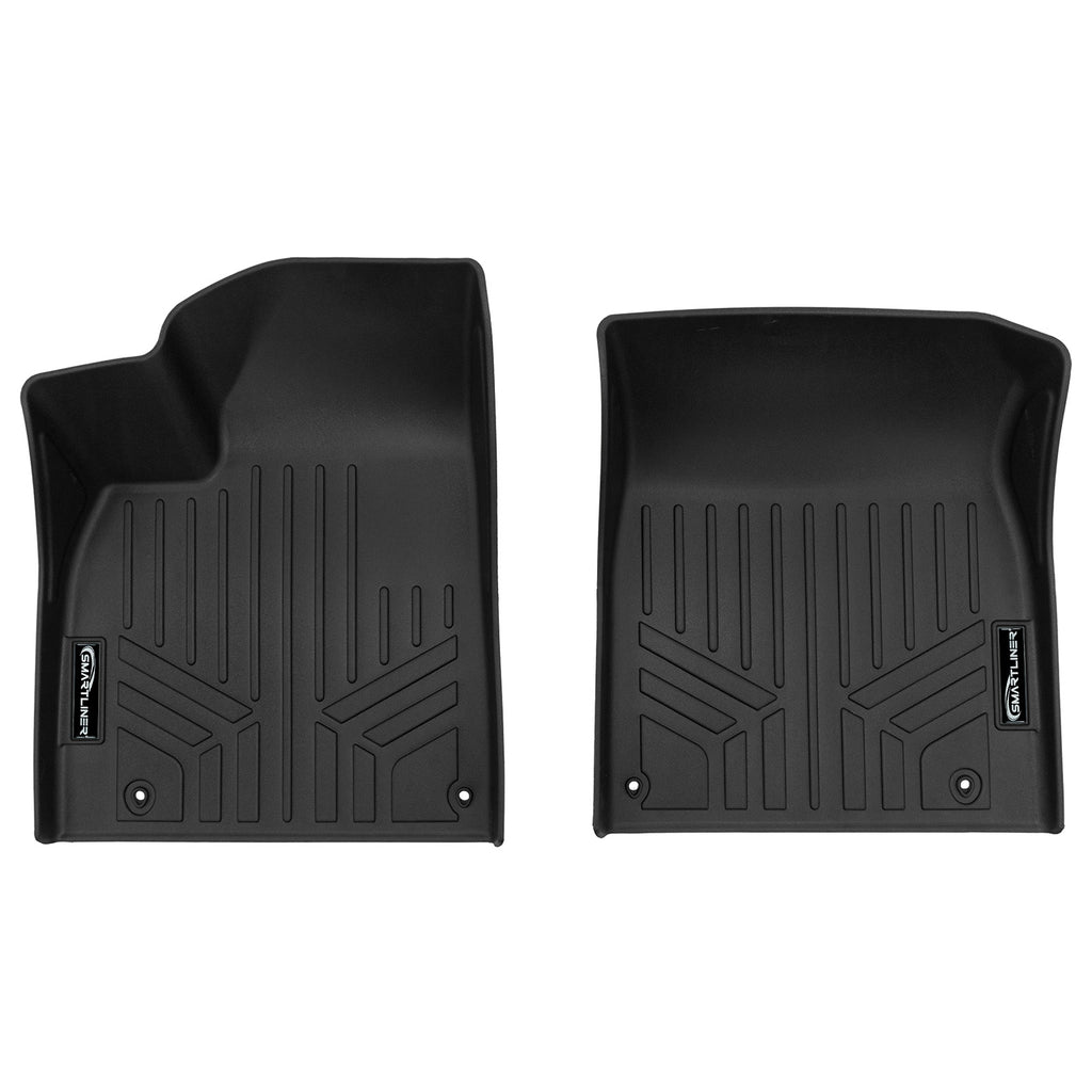 SMARTLINER Custom Fit All Weather Protection Black 1st Row Liners Compatible With 2025-2026 Hyundai Ioniq 5 N (SA0768)